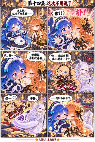 系列剧情漫画，自己生成，允许收录